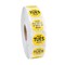 National Checking .75" Circle Trilingual Permanent Yellow Tuesday Label, PK2000 P7502R - alternate 4